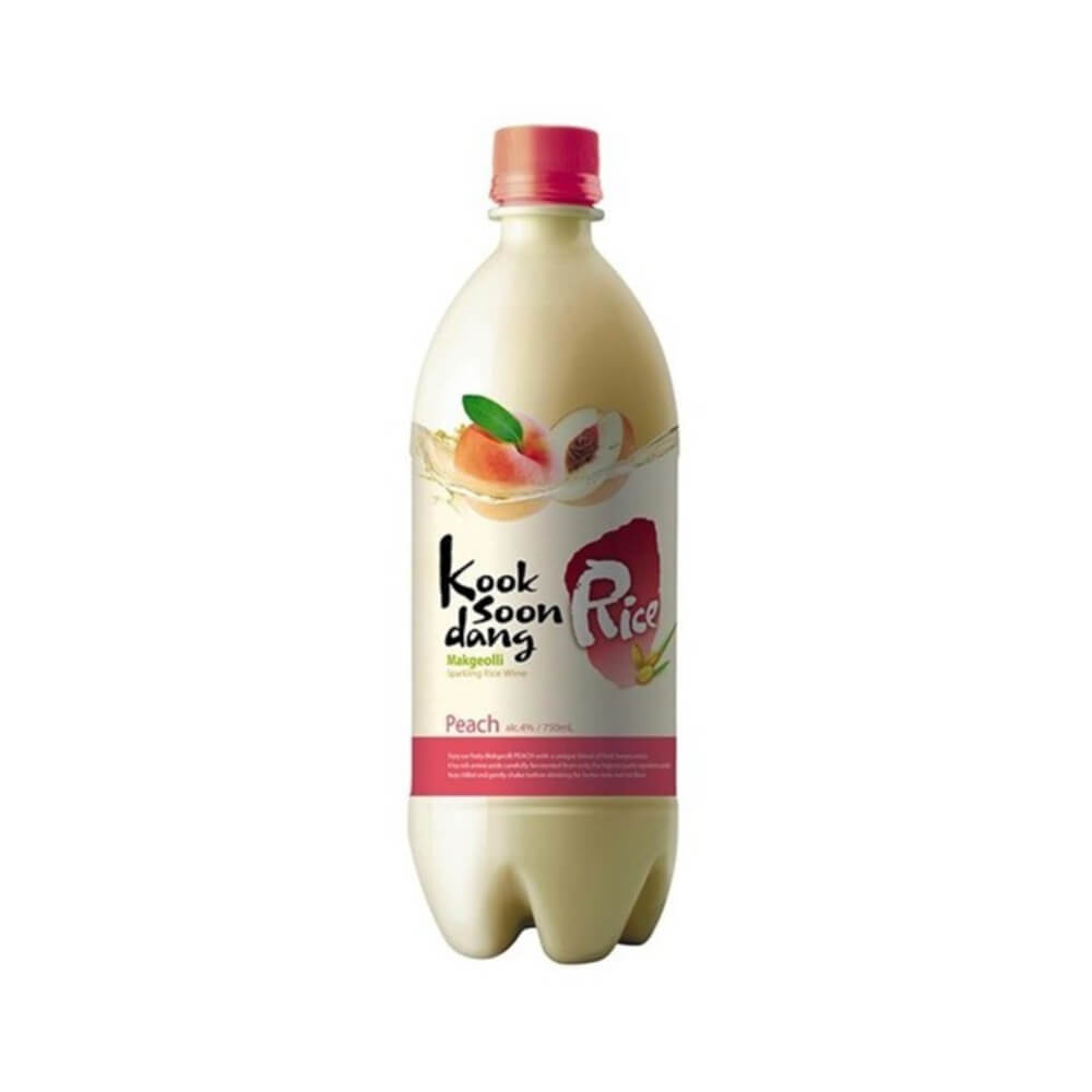 Kooksoondang Makgeolli 750ml Peach Alc.3%
