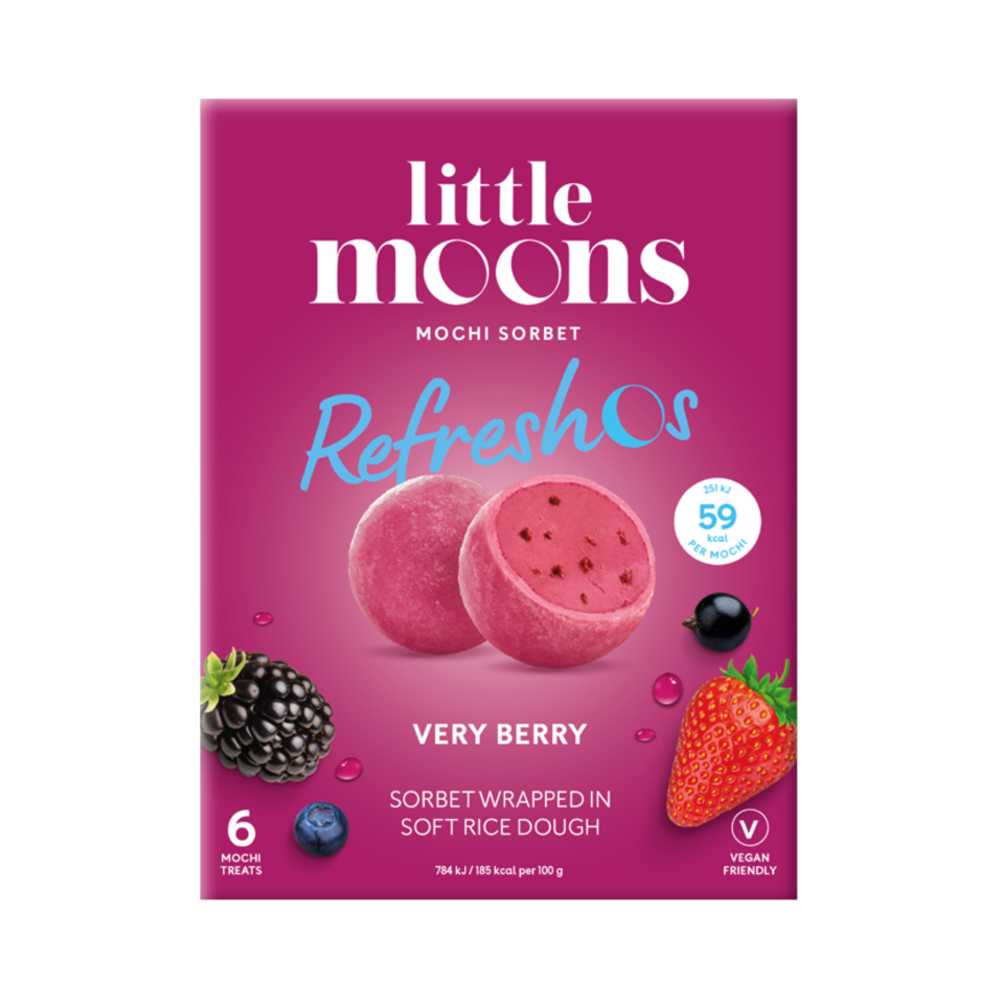 LITTLE MOONS Mochi Sorbet Very Berry 192g