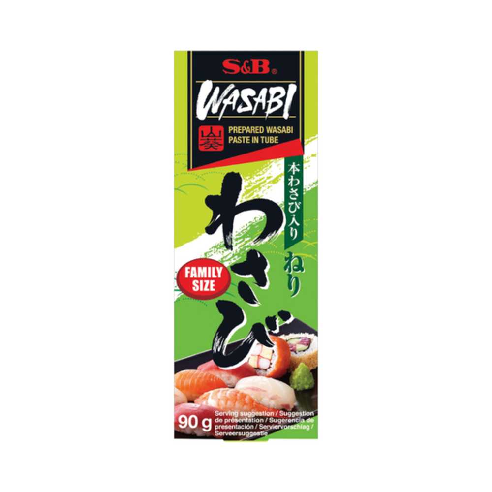 S & B Wasabi Paste in Tube 90g