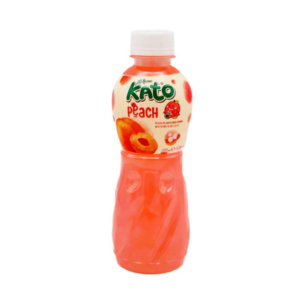 KATO  Peach Juice Drink with Nata de Coco 320ml