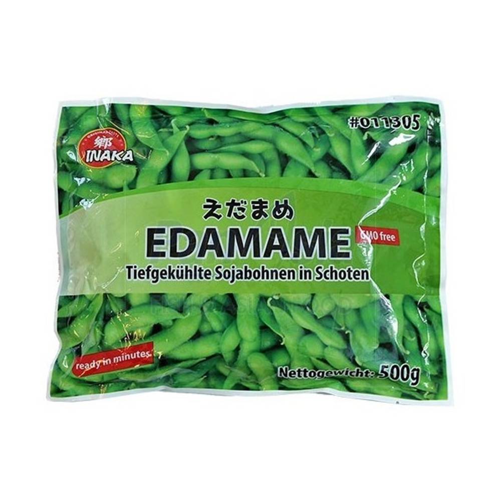 Inaka Edamame with shell (no Salt) 500g