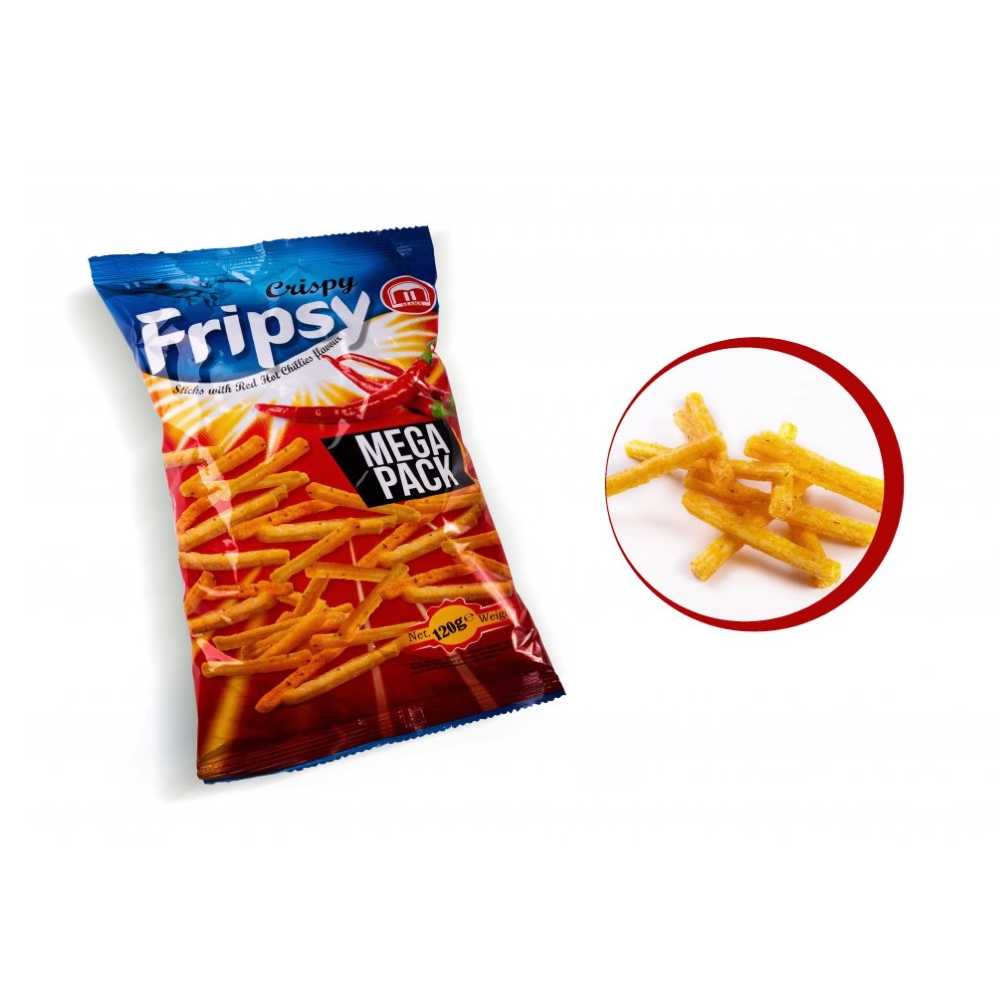 Fripsy Mega Red Hot Chillies 12ks x 120g